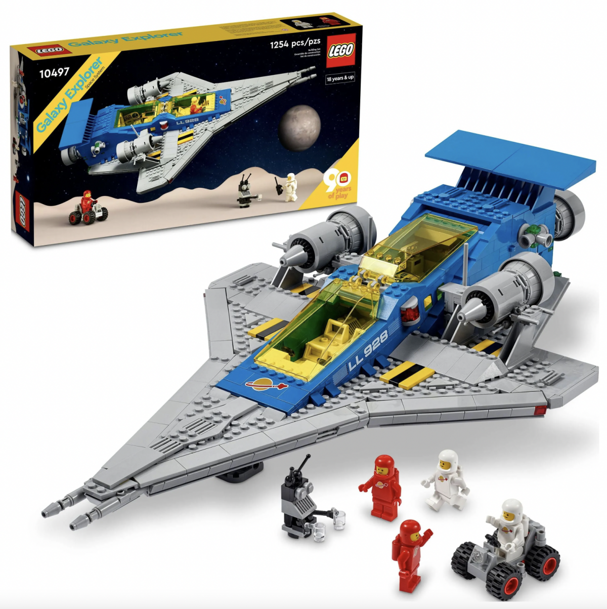 LEGO Icons Galaxy Explorer Space Building Set（1254-Piece）
