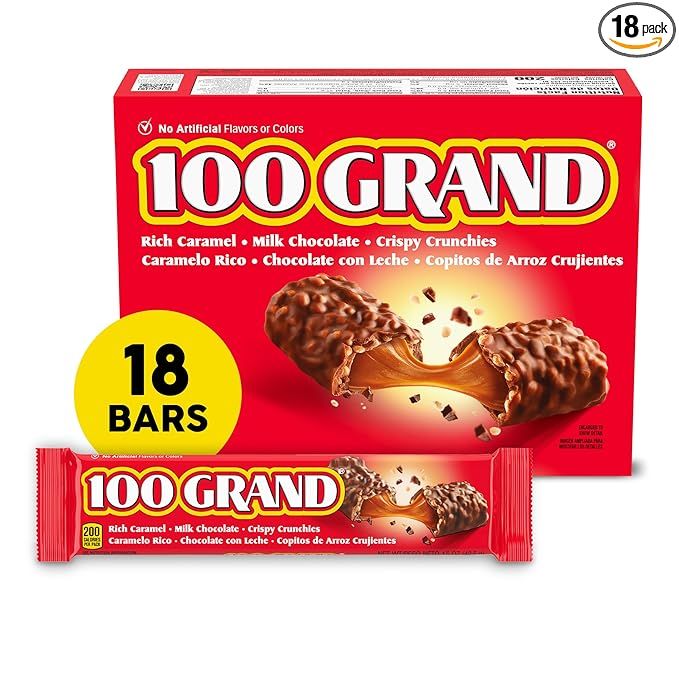 18-Count 100 Grand Milk Chocolate with Caramel