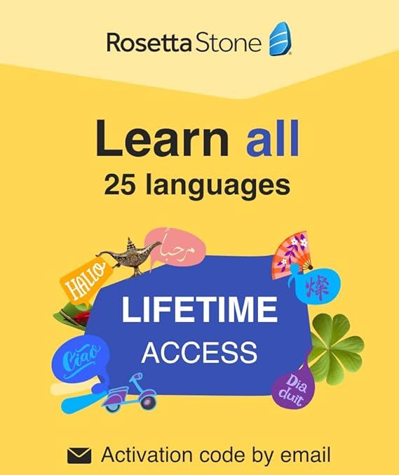 Rosetta Stone: A Lifetime Subscription for Unlimited Languages