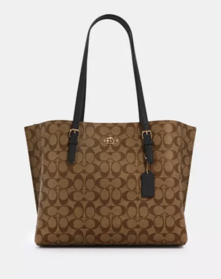 Coach Outlet Mollie Tote Bag In Signature Canvas