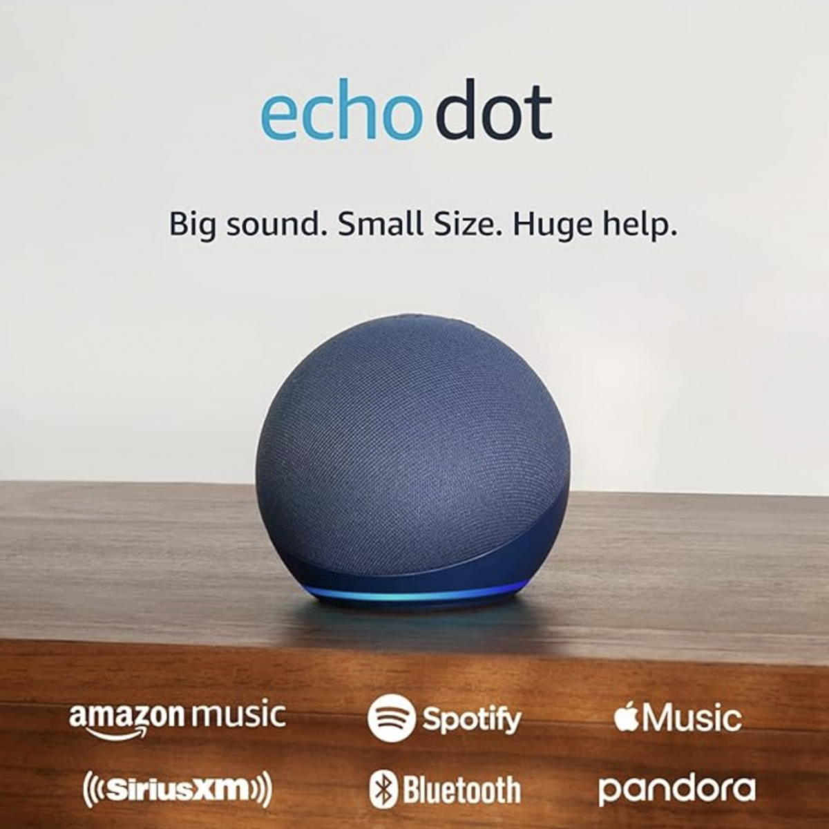 Amazon Echo Dot (5th Gen, 2022 release) | With bigger vibrant sound, helpful routines and Alexa | Deep Sea Blue