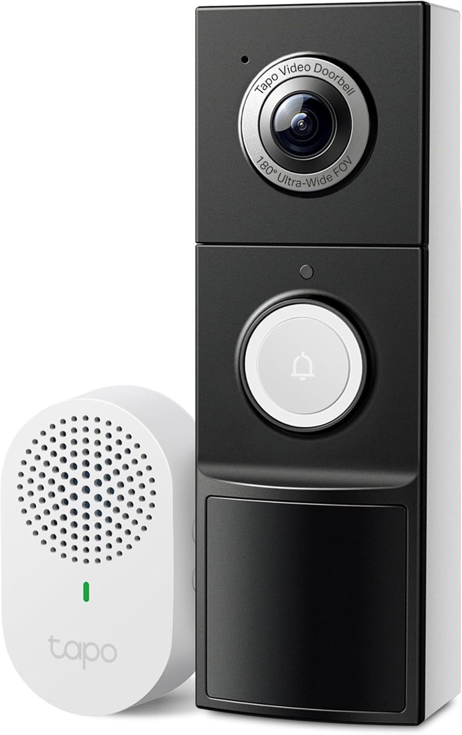 Tapo TP-Link 2K Ultra-Wide Smart Doorbell with AI Detection Two-Way Audio Color Night Vision and 512 GB Support