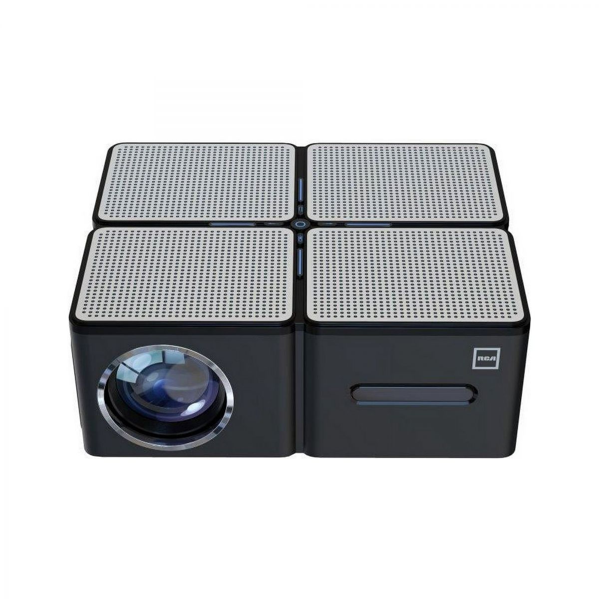 RCA 1080P HD Home Theater Projector with 5" LCD Display and 450 ANSI Lumens Model RPJ167 Black