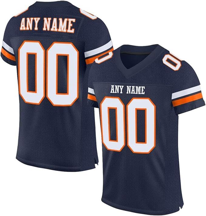Generic Personalized Football Kits for Kids and Adults Custom Name Number Team Sportswear and Uniforms