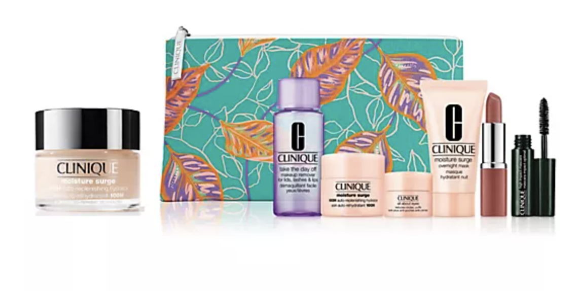 Clinique Moisture Surge Home & Away Set with Bag