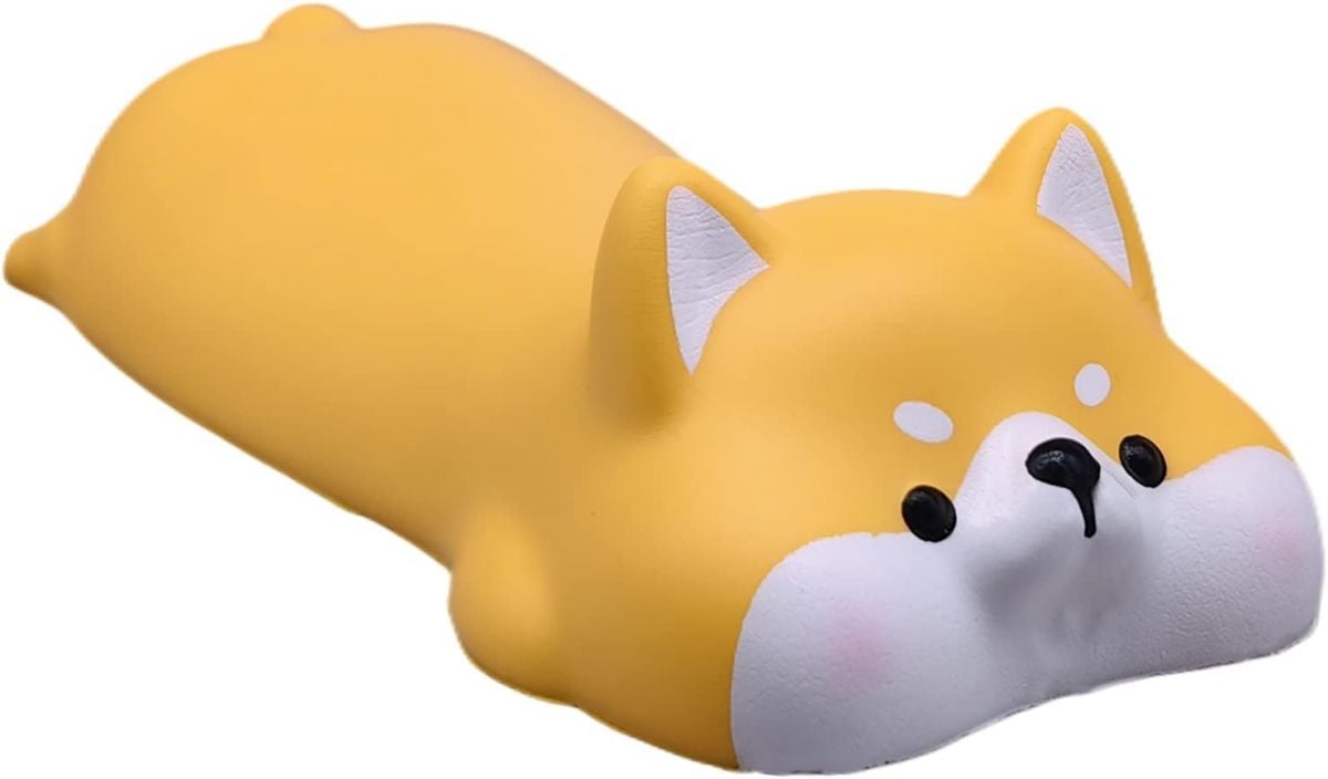 DYMSUP Adorable Shiba Inu Wrist Support Pad Soft Foam Mouse and Keyboard Rest for Comfort and Ergonomics