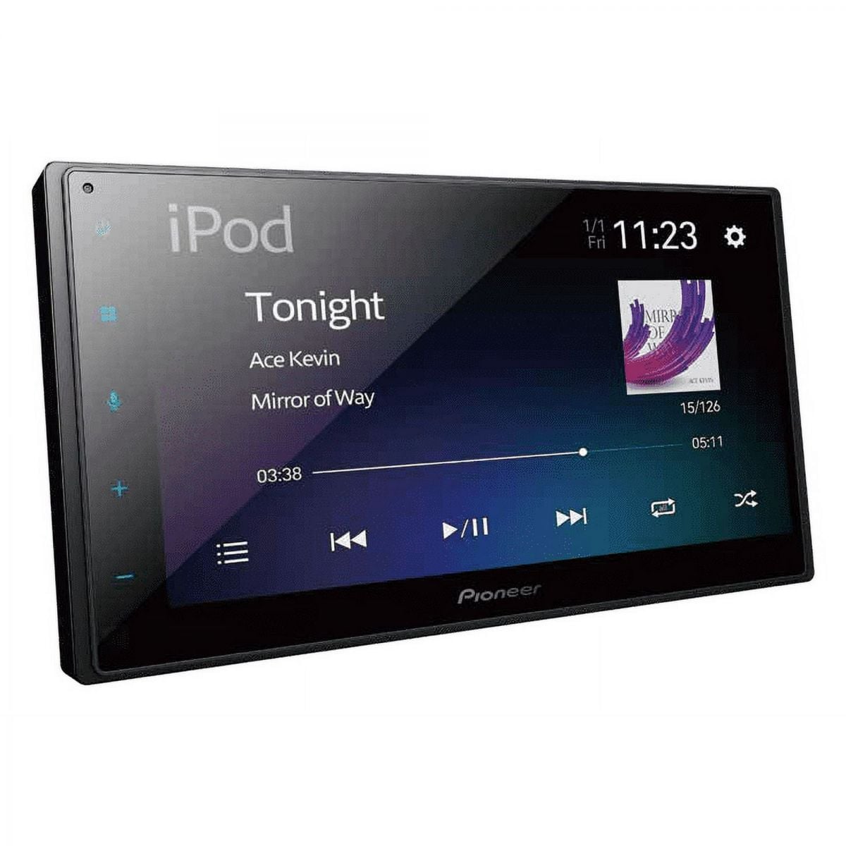 Pioneer DMH-130BT 6.8-Inch Touchscreen Bluetooth Car Audio Receiver for Android/Apple iOS