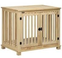 PawHut Wooden Dog Crate Furniture