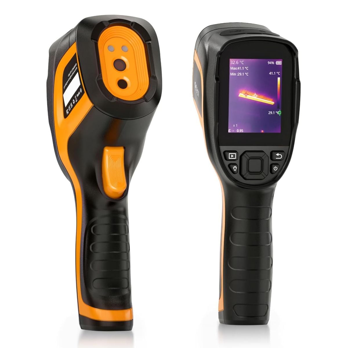GODIAG High-Resolution 256x192 IR Handheld Thermal Camera with PC Analysis Video Recording 12-Hour Battery and 32GB Storage