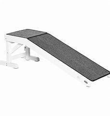 PawHut Pet Ramp with Non-Slip Carpet, White