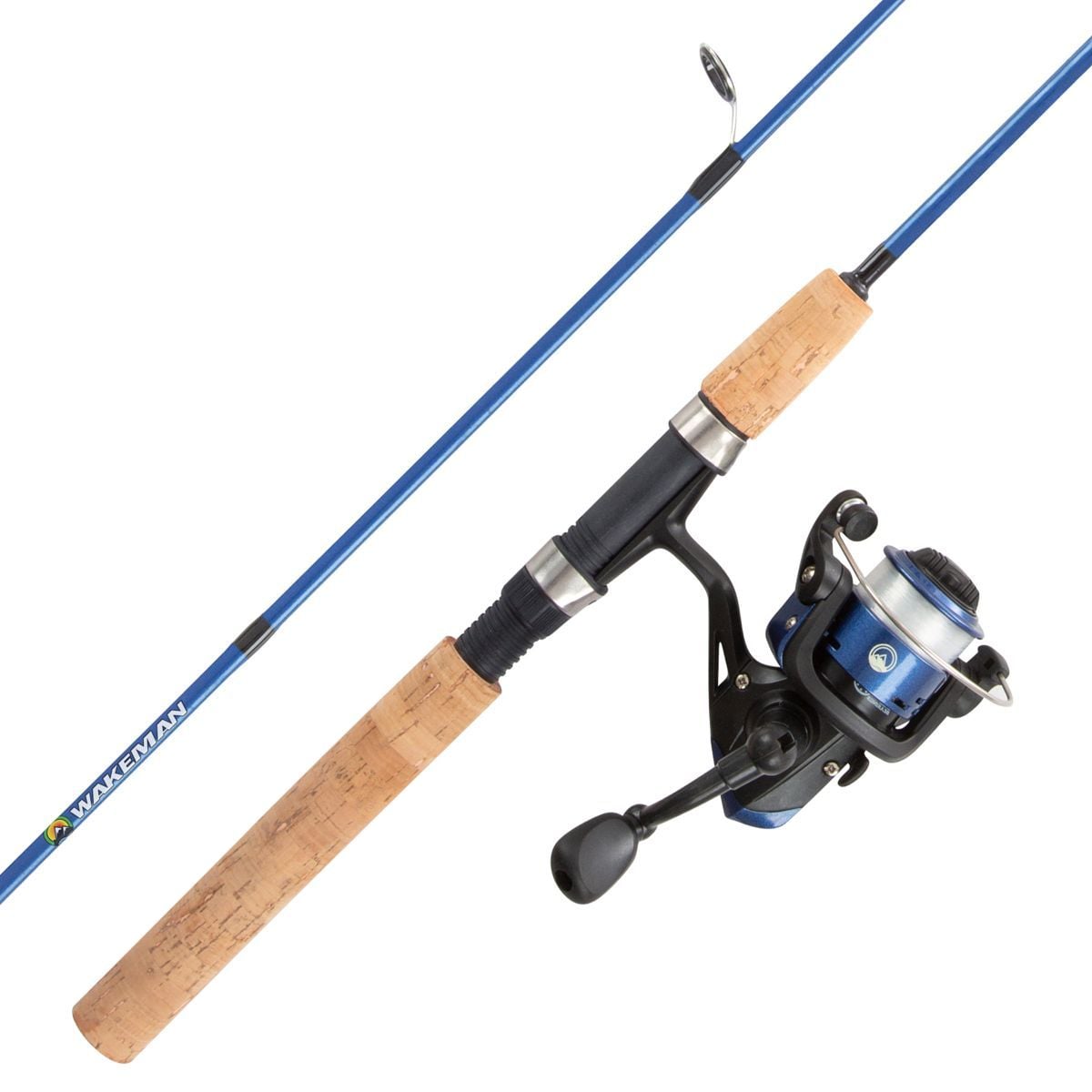 Leisure Sports Beginner's Blue Spinning Rod & Reel Set for Outdoor Fishing