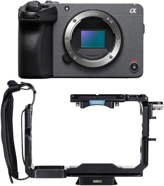 Sony FX30 Super 35 Cinema Camera 4K 120p Compact Design with XLR Stabilizer Bundle 2 Items