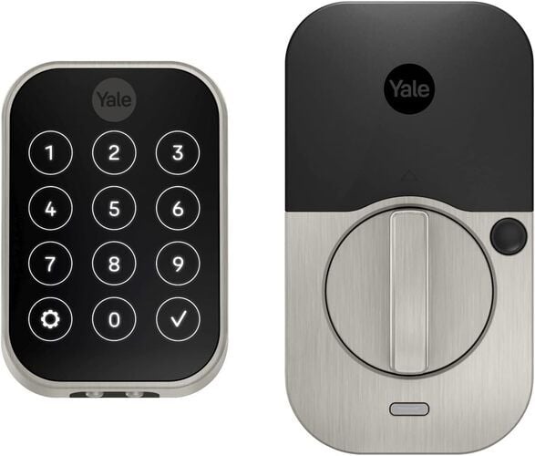 Yale Keyless Smart Lock with Touchscreen and Bluetooth Satin Nickel Finish