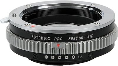 Fotodiox Pro Lens Mount Adapter for Sony A-Mount Lenses to Nikon Cameras