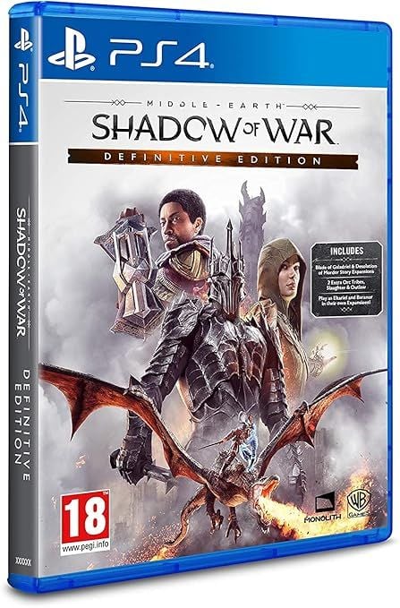 Middle Earth: Shadow of War Definitive Edition (Playstation)
