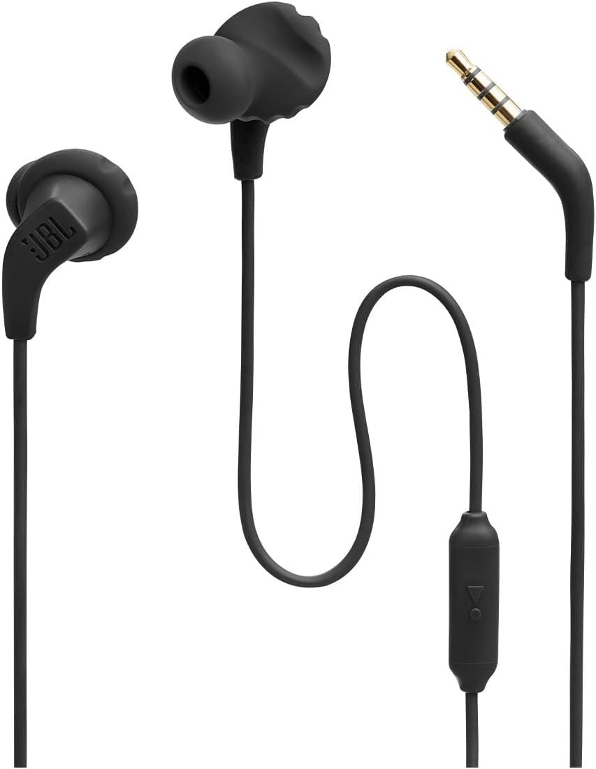 JBL Endurance Run 2 Wired Earbuds Waterproof Black
