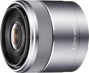 Sony 30mm f/3.5 Macro E-Mount Lens