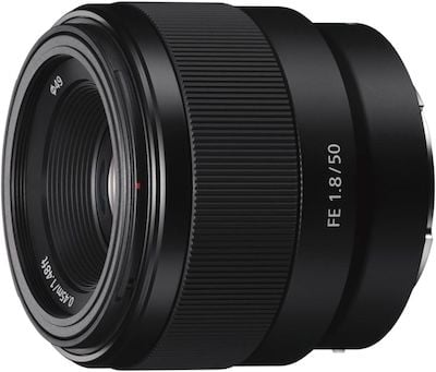 Sony 50mm F1.8 Prime Lens for Full-Frame Cameras Black