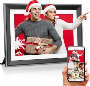 MELCAM Smart 10-Inch WiFi Photo Frame with HD Touch Display and Instant App Sharing