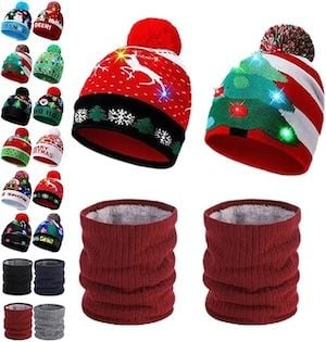 Generic Outdoors Winter Hat and Scarf Set