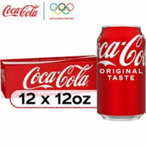 Coca-Cola Soda Pop Original Taste, 12 fl oz Cans-Pack of 2