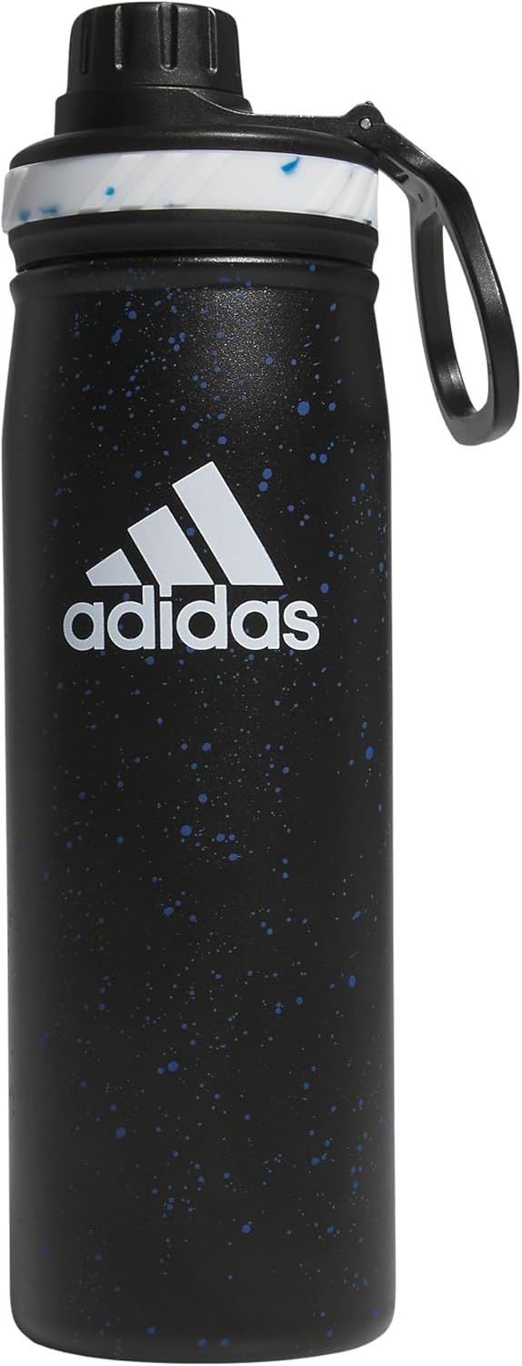 Adidas 600ml Stainless Steel Insulated Water Bottle for Hot and Cold Beverages 18/8 Metal