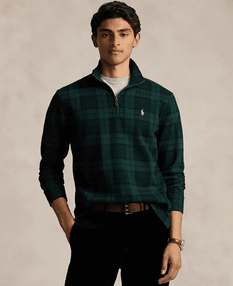 Polo Ralph Lauren Men's Estate-Rib Cotton Quarter-Zip Pullover