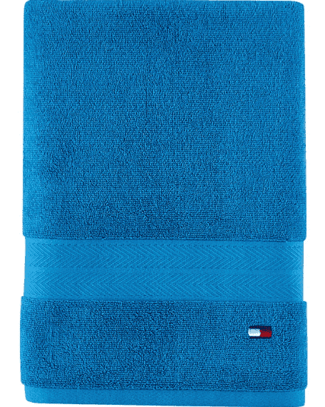 Tommy Hilfiger Modern American Solid Cotton Bath Towel, Size: 30" x 54"