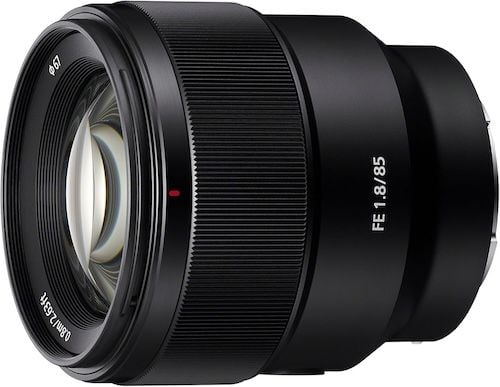 Sony 85mm F1.8-22 Medium-Telephoto Prime Lens for Cameras Black