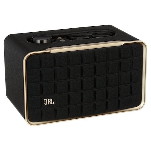 JBL Authentics 200 Premium Wireless Bluetooth Speaker in Black and Gold