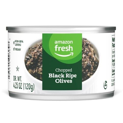 Amazon Fresh Chopped Black Ripe Olives, 4.25 oz