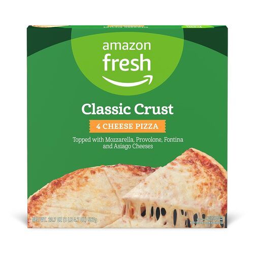 Amazon Fresh, Classic Crust 4 Cheese Pizza, 20.7 oz