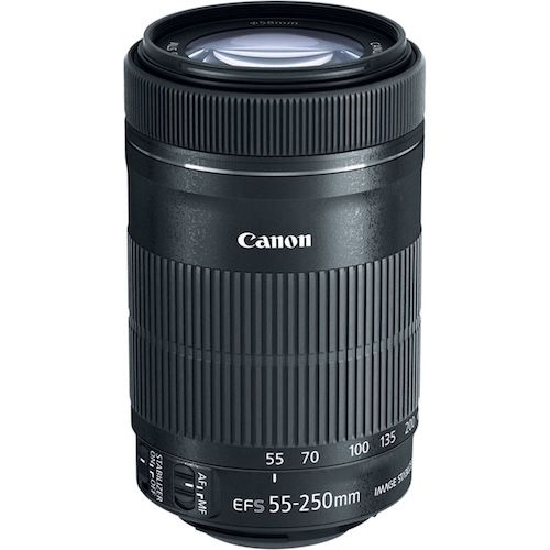 Canon EF-S 55-250mm f/4-5.6 IS Telephoto Zoom Lens for SLR Cameras