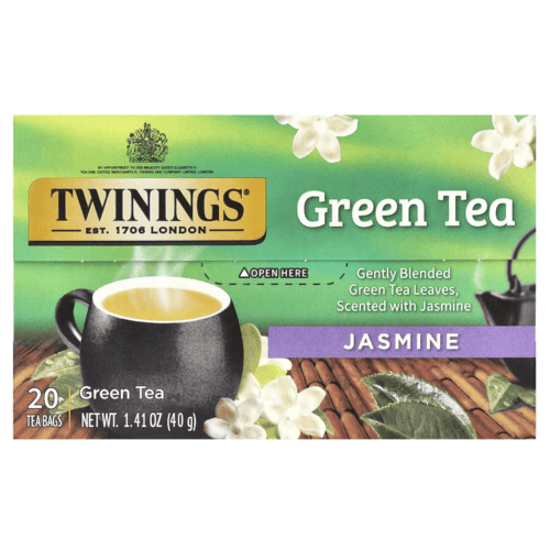 Twinings Green Tea, Jasmine, 20 Tea Bags, 1.41 oz