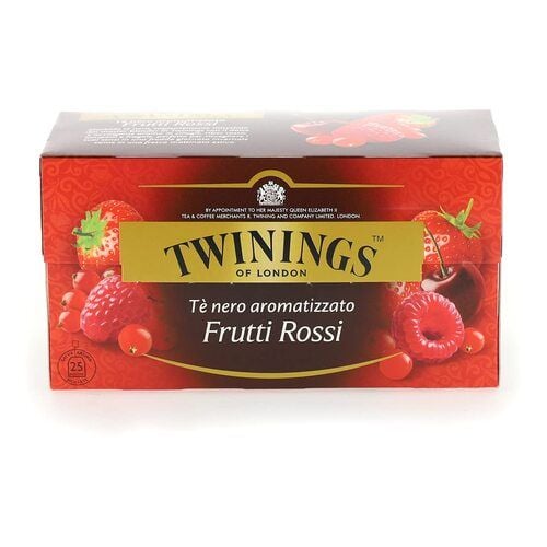 Twinings Flavoured Tea, Four Red Fruits, 25 Tea Bags, 1.8 oz
