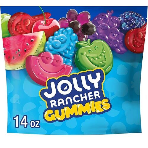 JOLLY RANCHER Gummies Assorted Candy Bag, Fruit Flavored, 14 oz