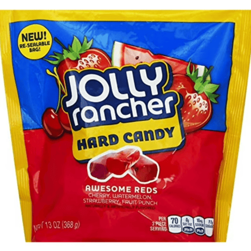 Jolly Rancher Hard Candy Awesome Reds Assortment, 13 oz, Bag