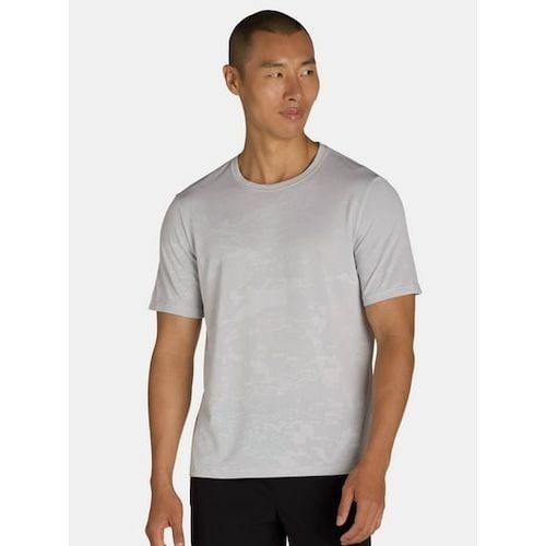 Athletic Works Men's Camo Jacquard Tee with Short Sleeves Size S-3XL