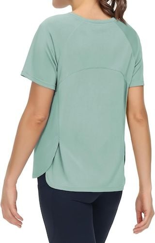 THE GYM PEOPLE Women's Short Sleeve Workout Shirts