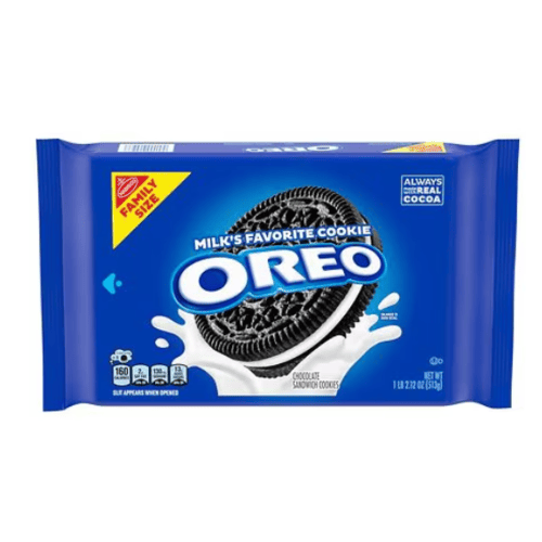 Oreo Milk’s Favorite Cookie, Chocolate Sandwich Cookies, Family Size, Real Cocoa, 18.12 oz
