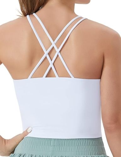 THE GYM PEOPLE Women's Cross Back Sports Bra