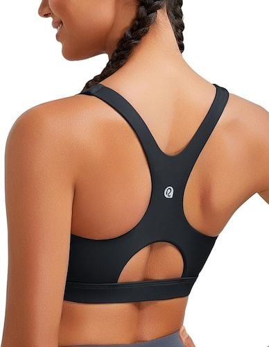 RUNNING GIRL Women High Support Racerback High Impact Sports Bra
