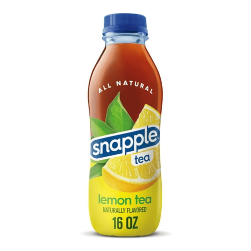 Snapple Tea Drink, All Natural Lemon Tea, Naturally Flavored, 16 oz, Bottle