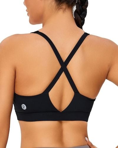 RUNNING GIRL Sports Bra for Women High Support Molded Cup High Impact