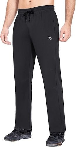 BALEAF Men's Fleece Lined Water Resistant Winter Thermal Sweatpants
