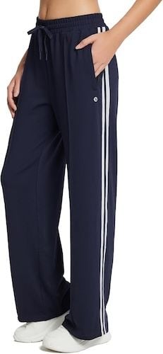 BALEAF Womens Track Athletic Running Sweatpants Straight Leg