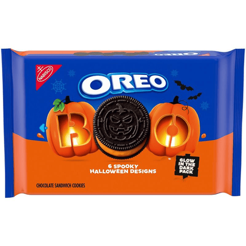 Oreo Orange Crème Cookies, Halloween Boo, Family Size, 18.71 oz