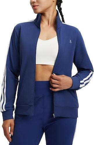 BALEAF Women's Fleece Running Jackets Full Zip Warm Sweatshirts Jackets