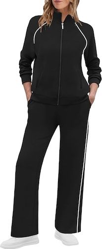 XIEERDUO Women's 2 Piece Lounge Sets Full Zip Up
