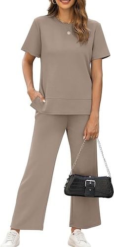 XIEERDUO Women's 2 Piece Lounge Set Fashion Travel Outfits